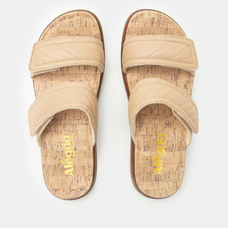 Brayah Latte Sandal | Alegria Shoes