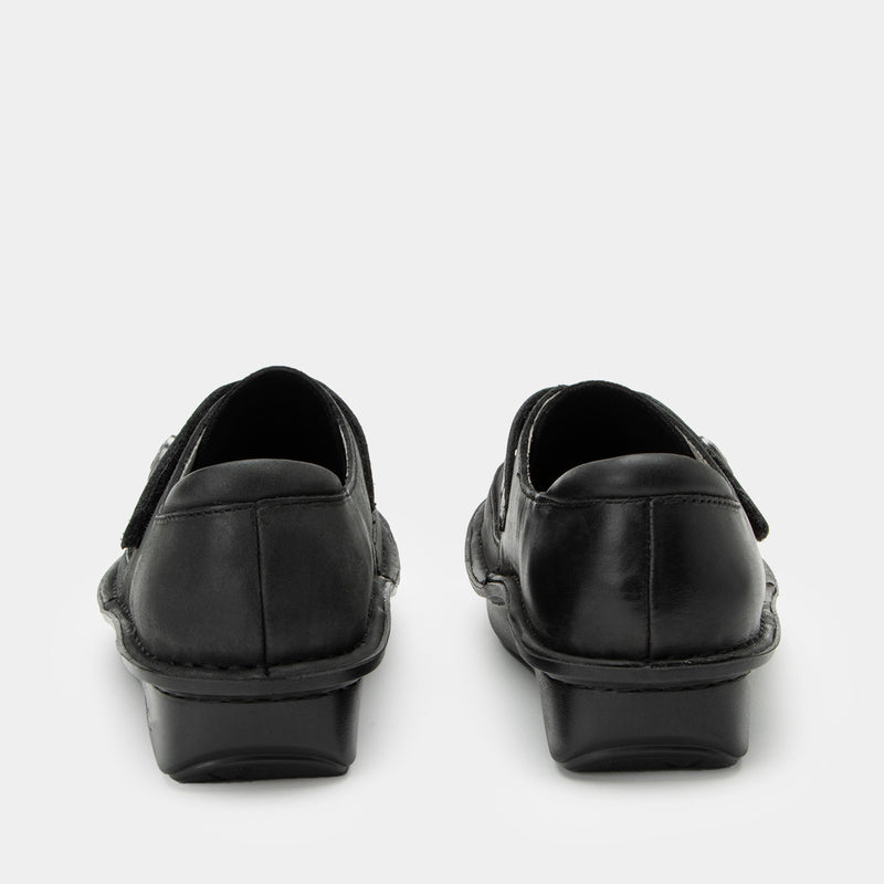 Brenna Oiled Black Shoe | Alegria Shoes