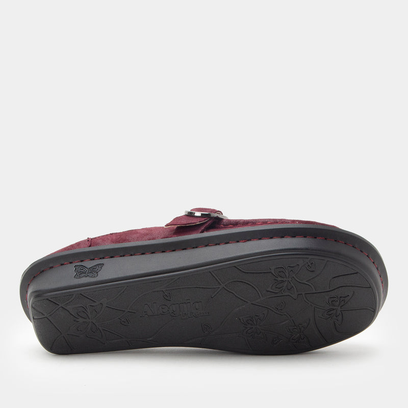 Brigid Maroon Mist Clog