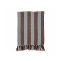 Brown Striped Throw - Pod Furniture Ireland