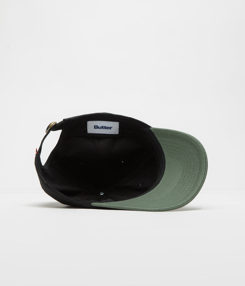 Butter Goods Alien Cap in Black and Sage