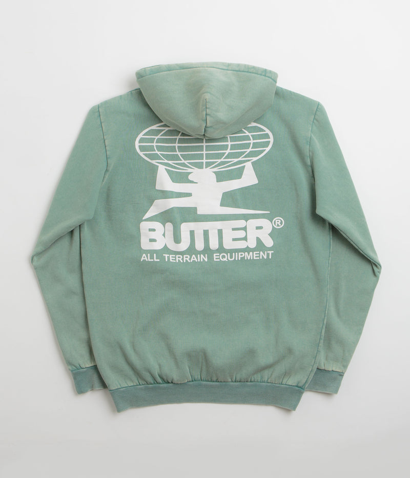 Butter Goods All Terrain Hoodie in Washed Jade