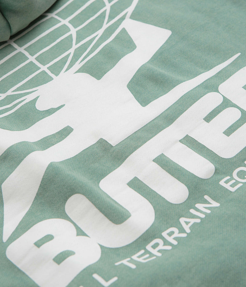 Butter Goods All Terrain Hoodie in Washed Jade