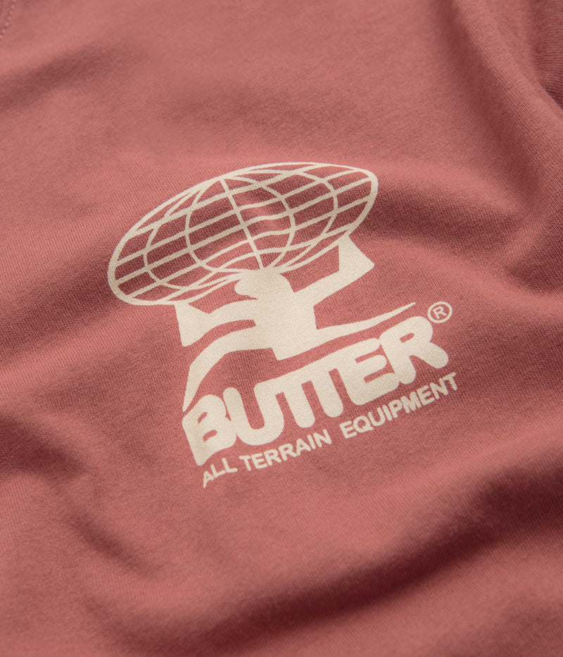 Butter Goods All Terrain T-Shirt in Rhubarb
