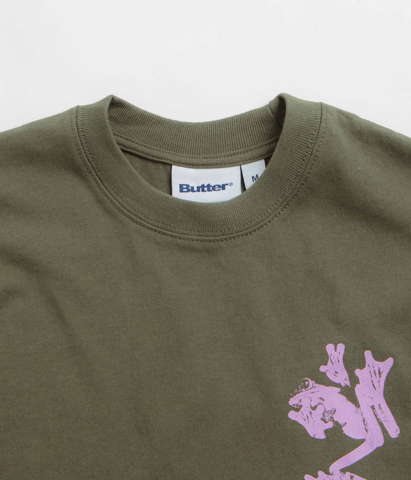 Butter Goods Amphibian T-Shirt in Army