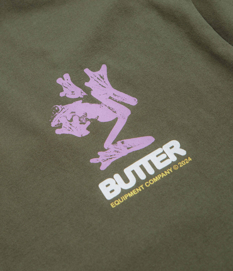 Butter Goods Amphibian T-Shirt in Army