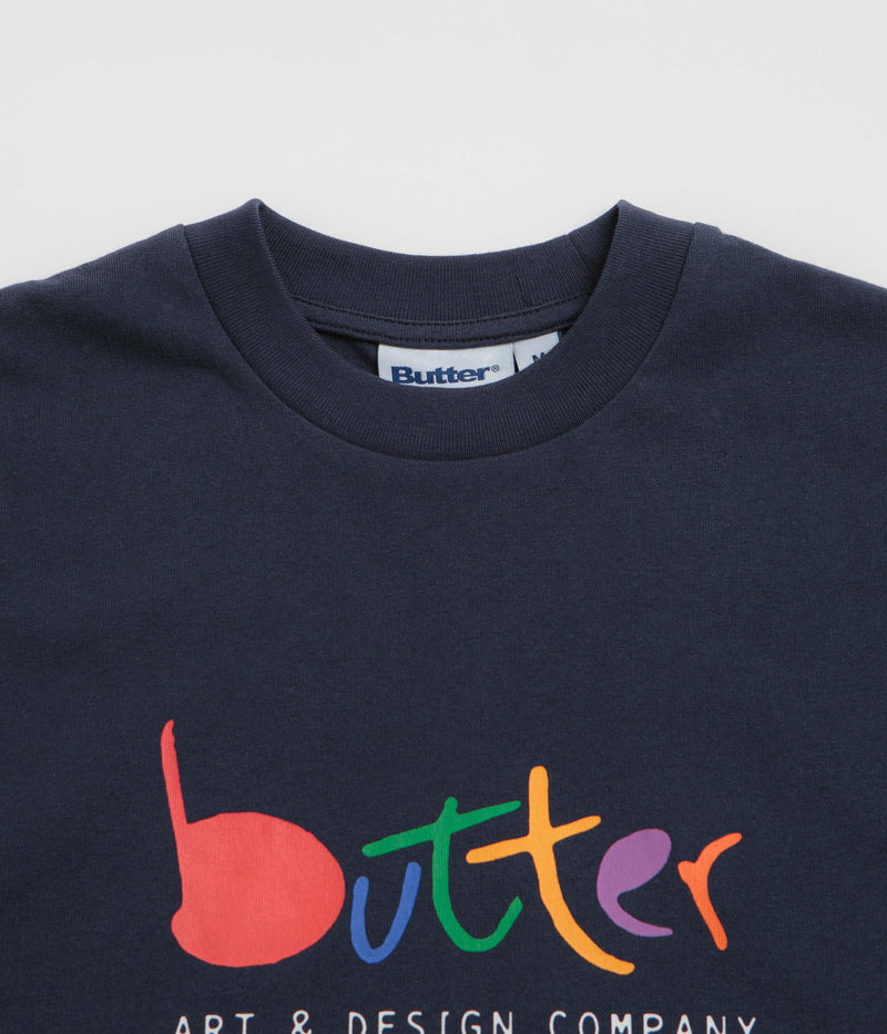 Butter Goods Art T-Shirt in Navy