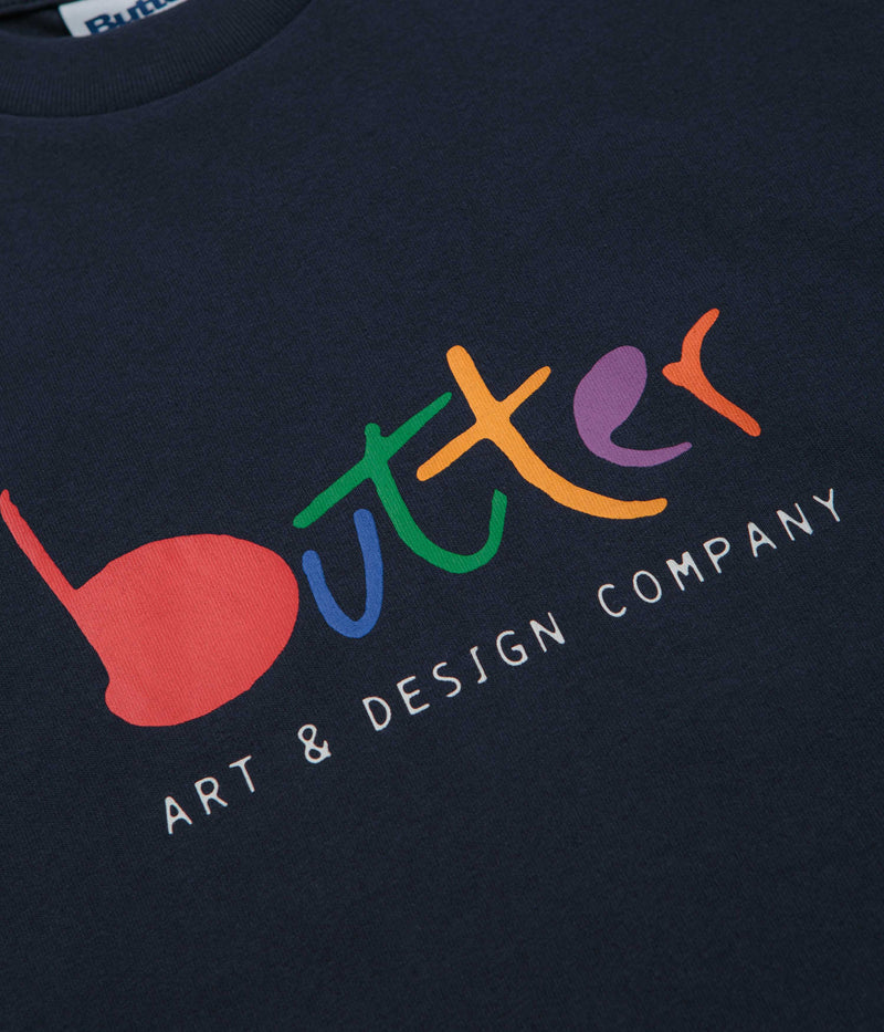 Butter Goods Art T-Shirt in Navy