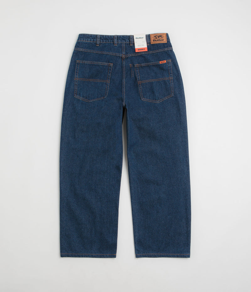 Butter Goods Baggy Jeans in Dark Indigo