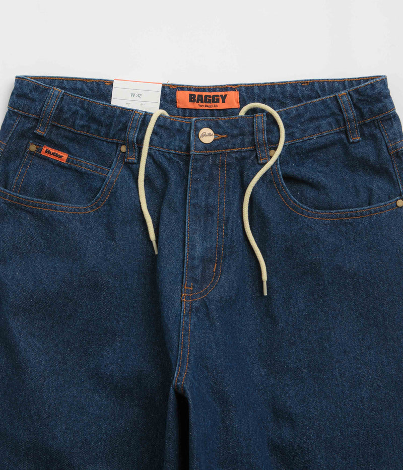 Butter Goods Baggy Jeans in Dark Indigo