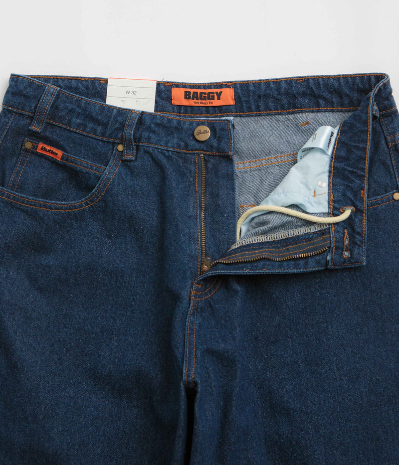 Butter Goods Baggy Jeans in Dark Indigo