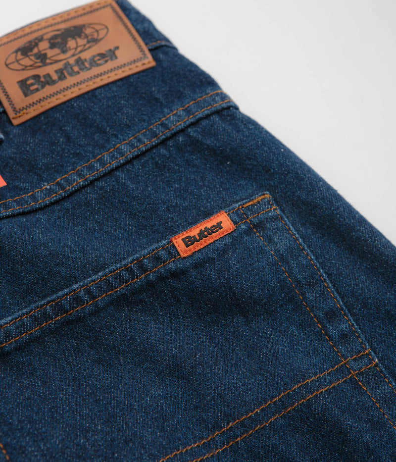 Butter Goods Baggy Jeans in Dark Indigo