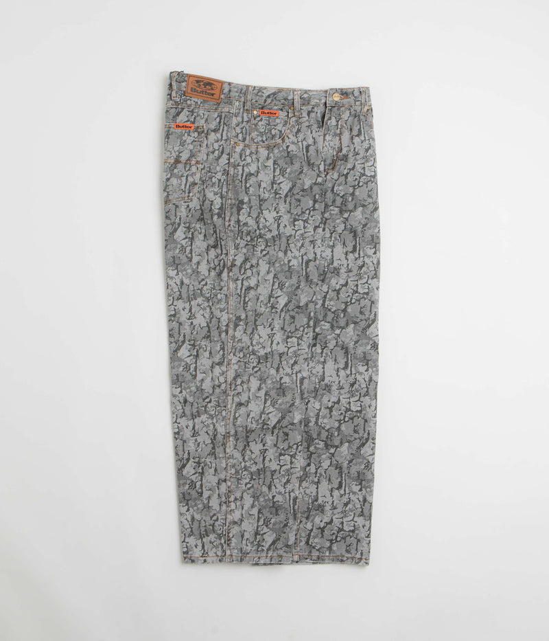 Butter Goods Bark Camo Jeans in Black