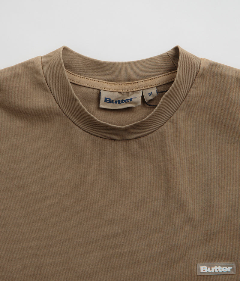 Butter Goods Basic T-Shirt in Washed Tan