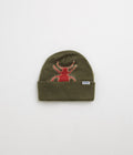 Butter Goods Beetle Mohair Beanie in Green