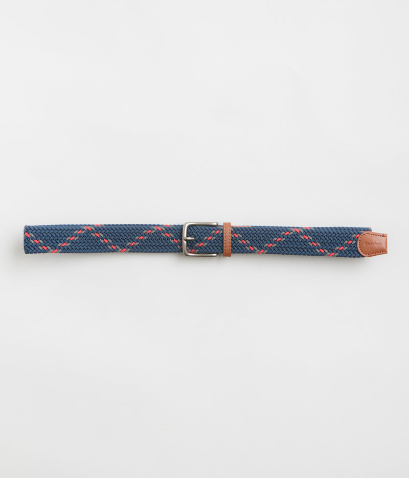 Butter Goods Braided Belt in Navy and Multi