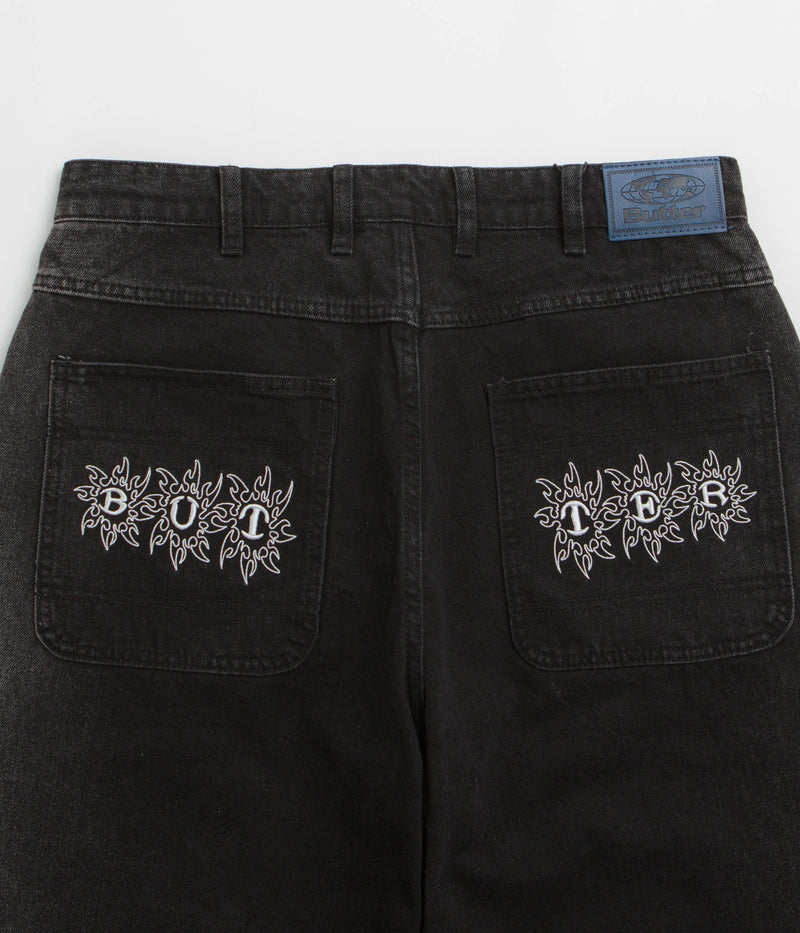 Butter Goods Bronco Jeans in Washed Black