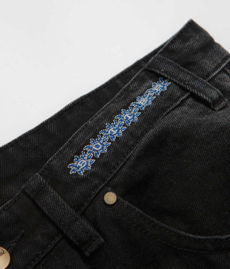 Butter Goods Bronco Jeans in Washed Black