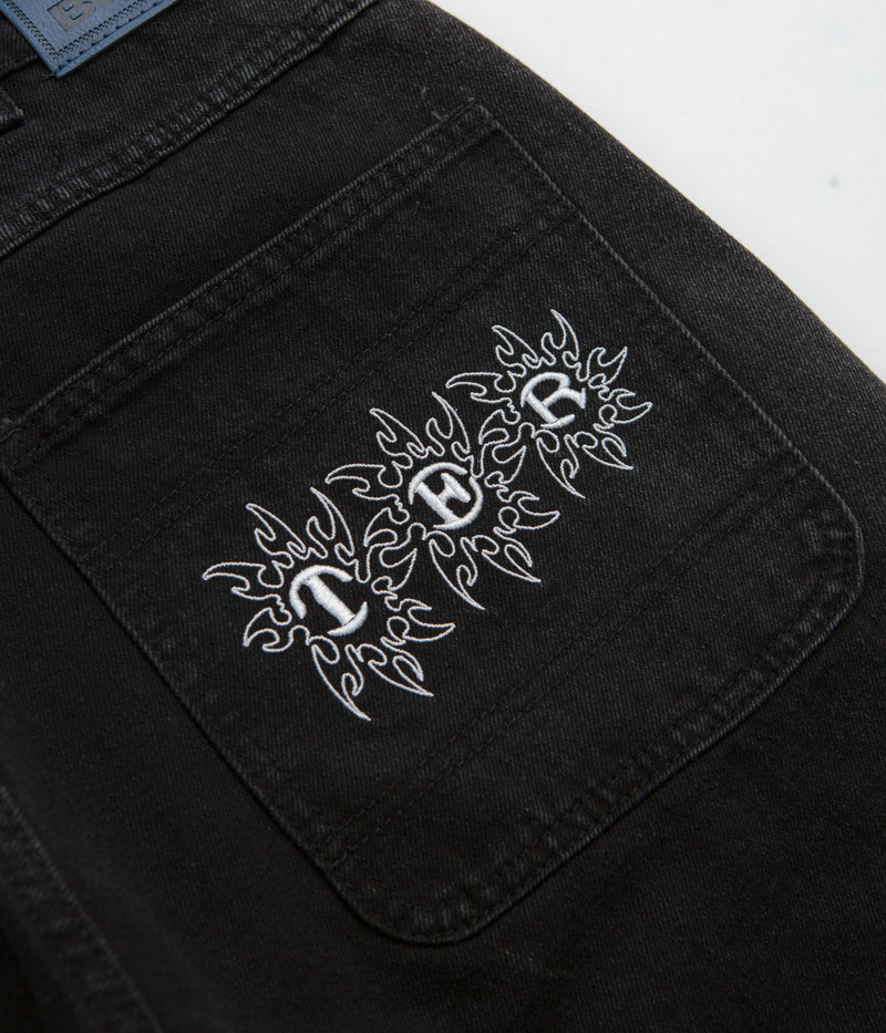 Butter Goods Bronco Jeans in Washed Black