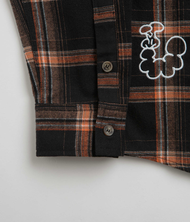 Butter Goods Bugs Flannel Shirt in Black