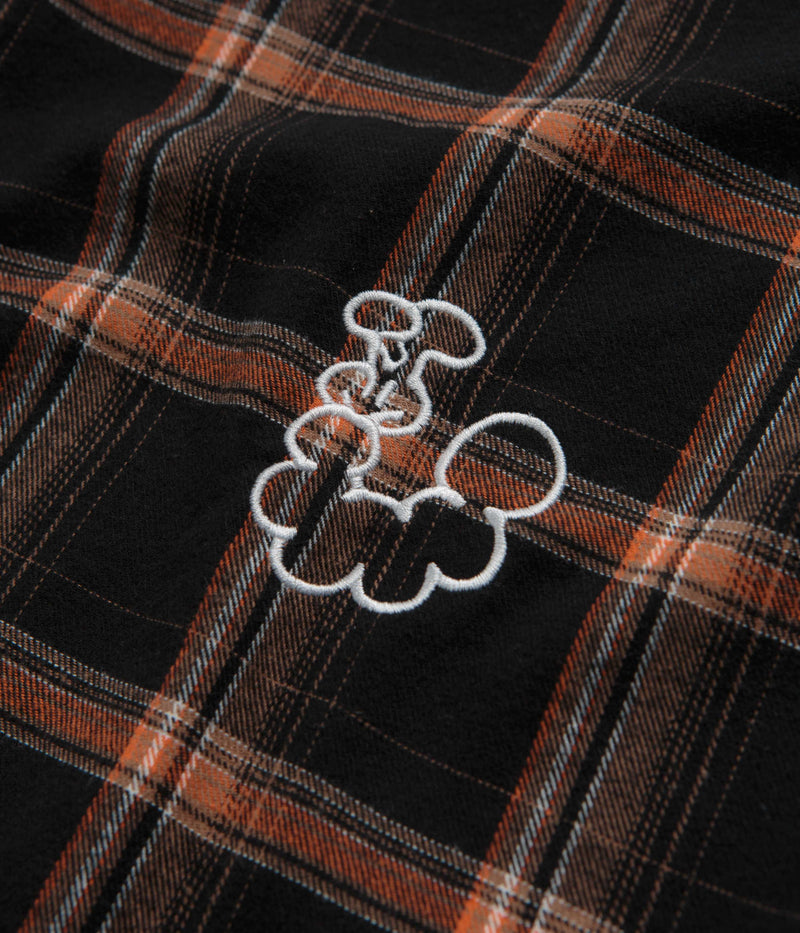 Butter Goods Bugs Flannel Shirt in Black