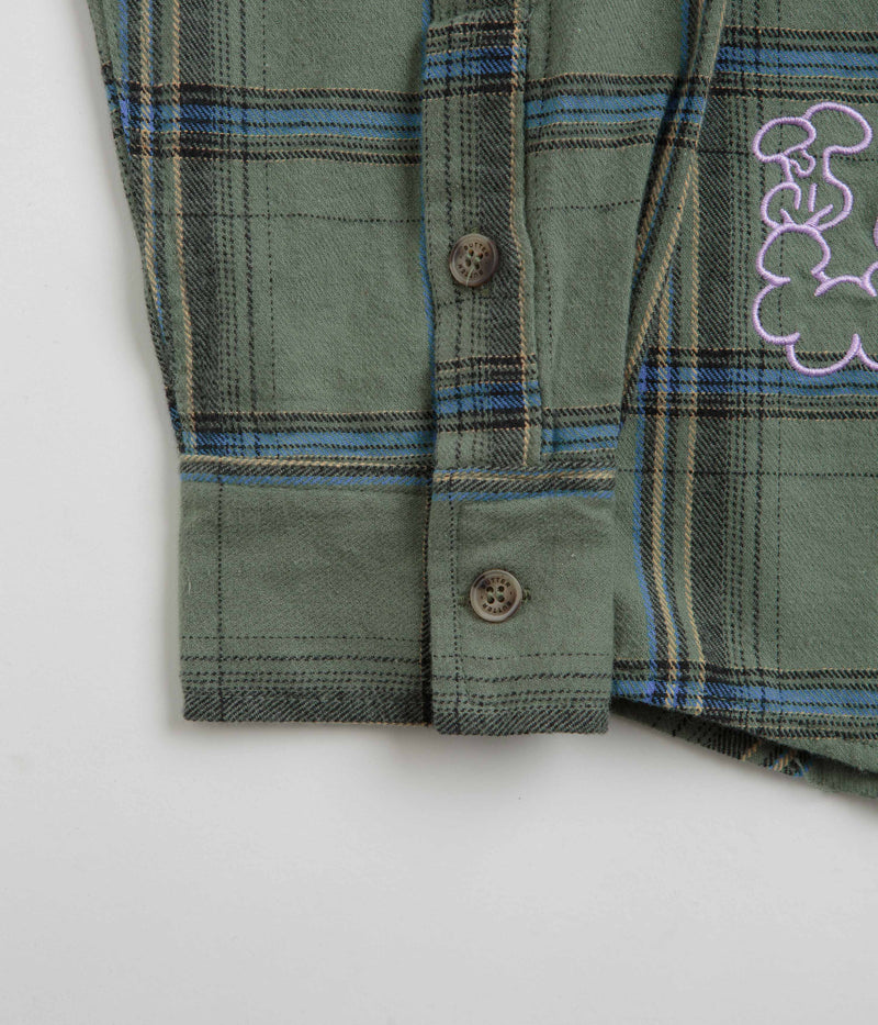 Butter Goods Bugs Flannel Shirt in Sage