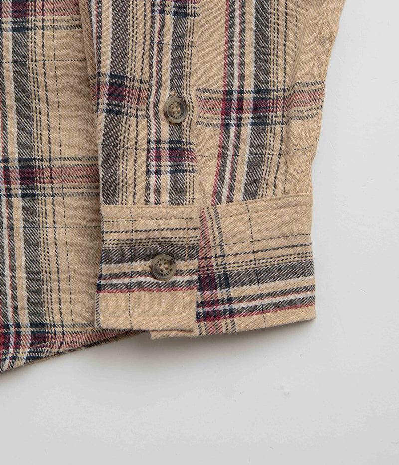 Butter Goods Bugs Flannel Shirt in Tan