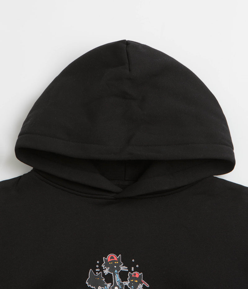 Butter Goods Cats Hoodie in Black