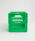 Butter Goods Collapsible Record Crate in Green