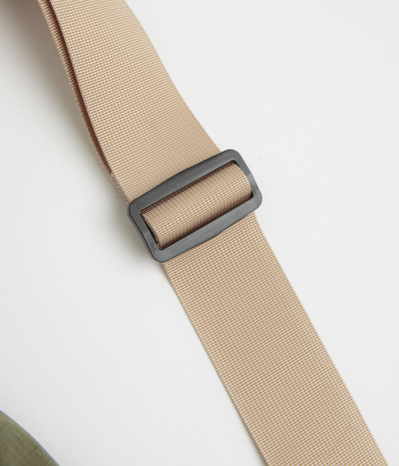 Butter Goods Commute Side Bag in Olive and Khaki Ripstop