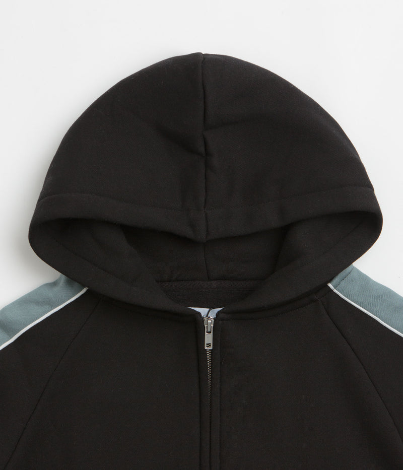 Butter Goods Connection Zip-Thru Hoodie in Black