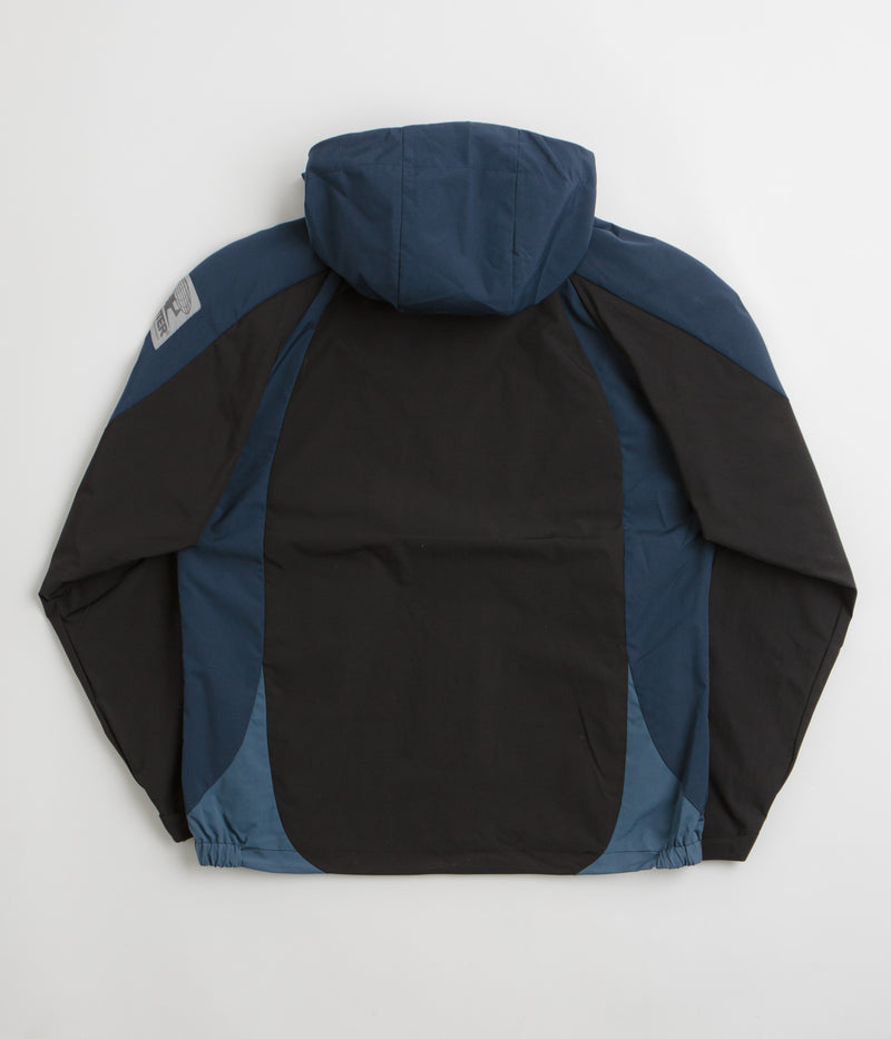 Butter Goods Contour Anorak Jacket in Navy and Black