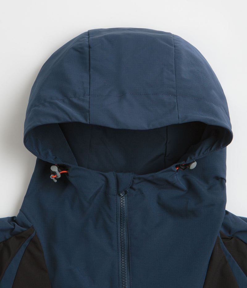 Butter Goods Contour Anorak Jacket in Navy and Black