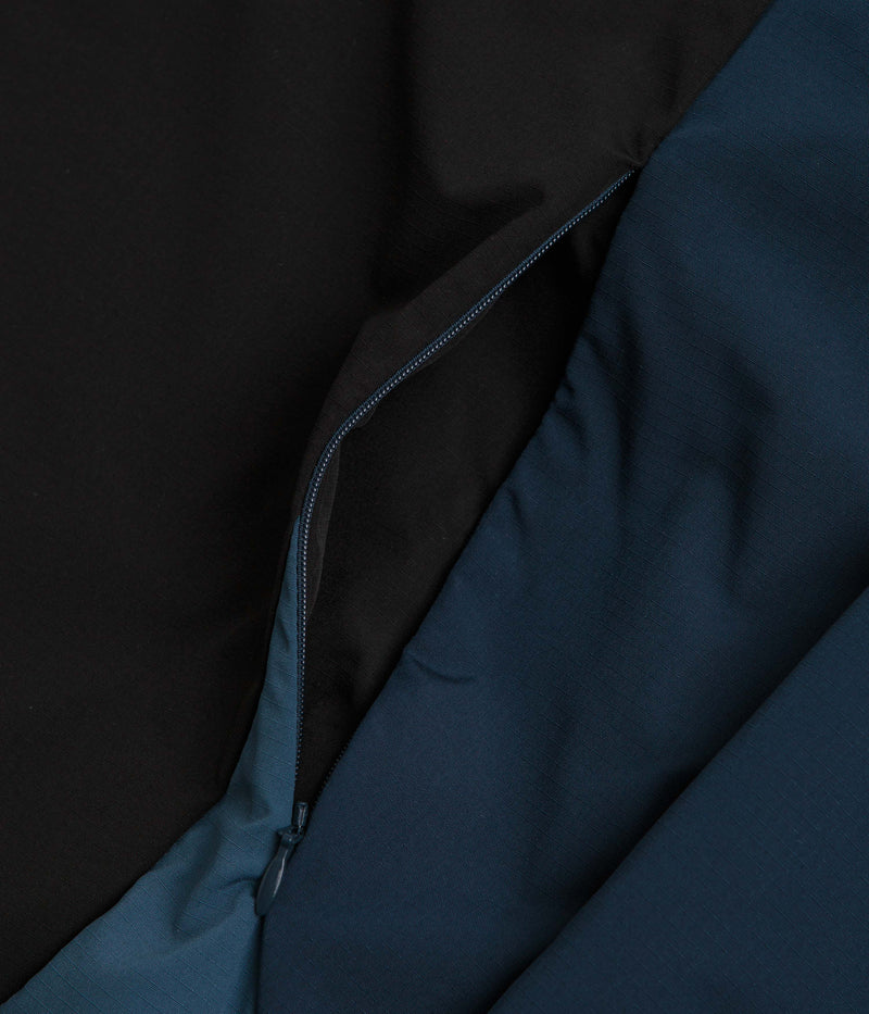 Butter Goods Contour Anorak Jacket in Navy and Black