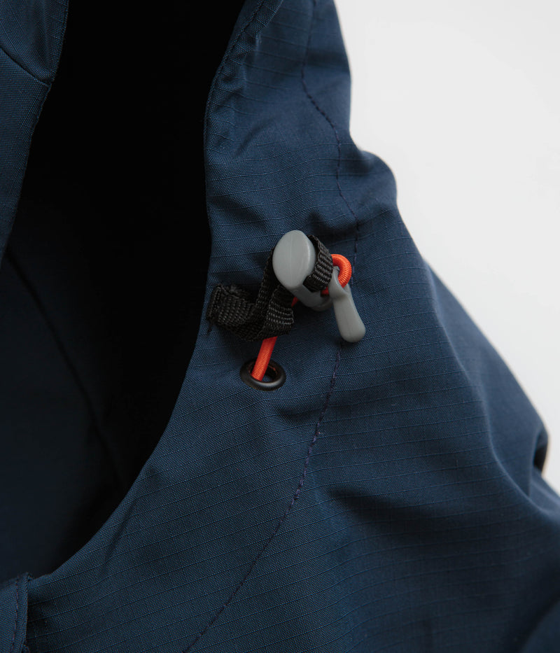 Butter Goods Contour Anorak Jacket in Navy and Black