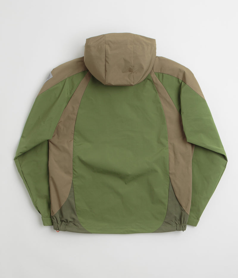 Butter Goods Contour Anorak Jacket in Sage and Stone