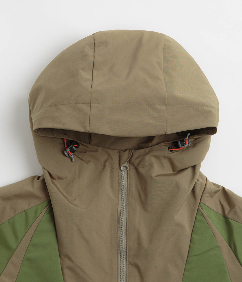Butter Goods Contour Anorak Jacket in Sage and Stone