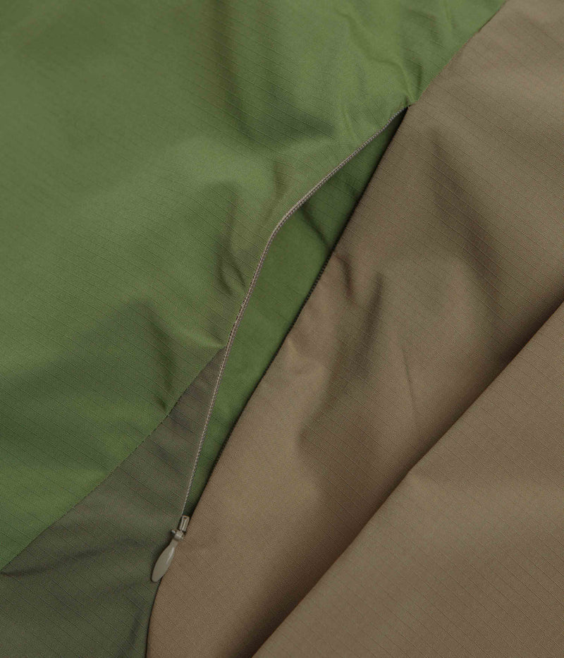 Butter Goods Contour Anorak Jacket in Sage and Stone