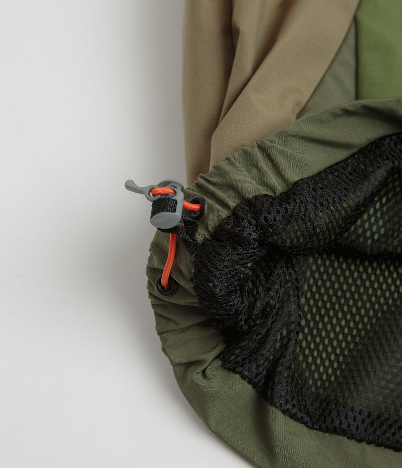 Butter Goods Contour Anorak Jacket in Sage and Stone