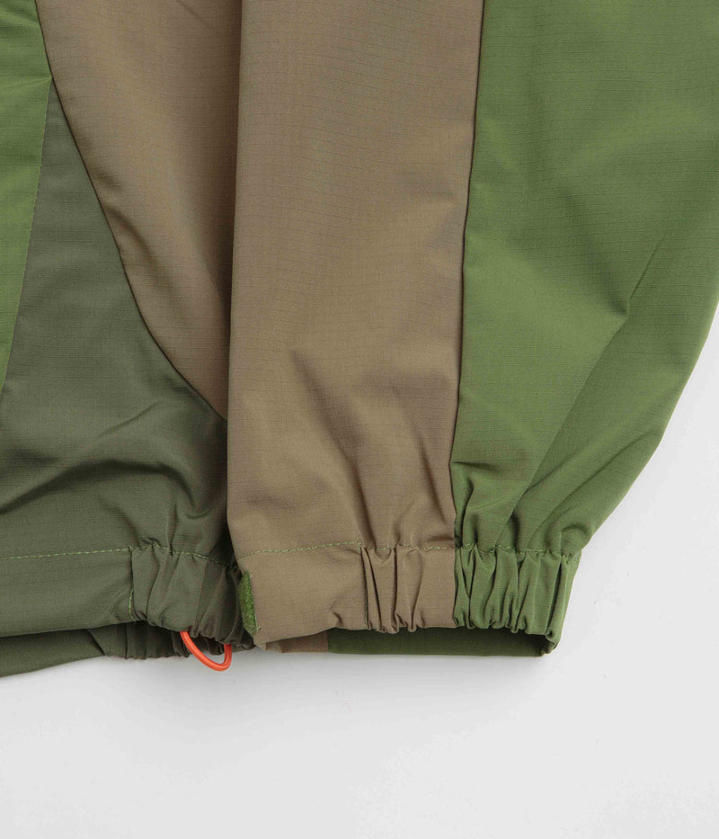 Butter Goods Contour Anorak Jacket in Sage and Stone
