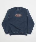Butter Goods Crust Crewneck Sweatshirt in Washed Navy