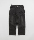 Butter Goods Davide Double Knee  Jeans in Washed Black