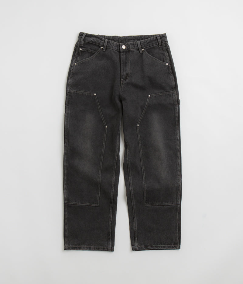 Butter Goods Davide Double Knee  Jeans in Washed Black