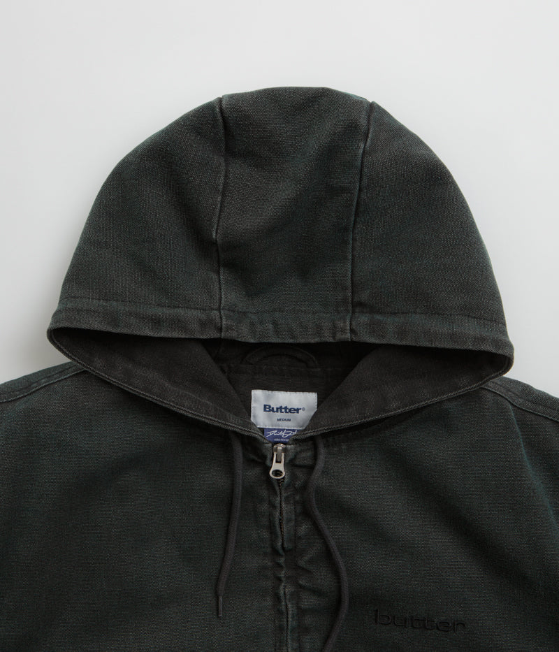 Butter Goods Davide Work Jacket in Washed Black