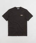 Butter Goods Distressed Pigment Dye T-Shirt in Black