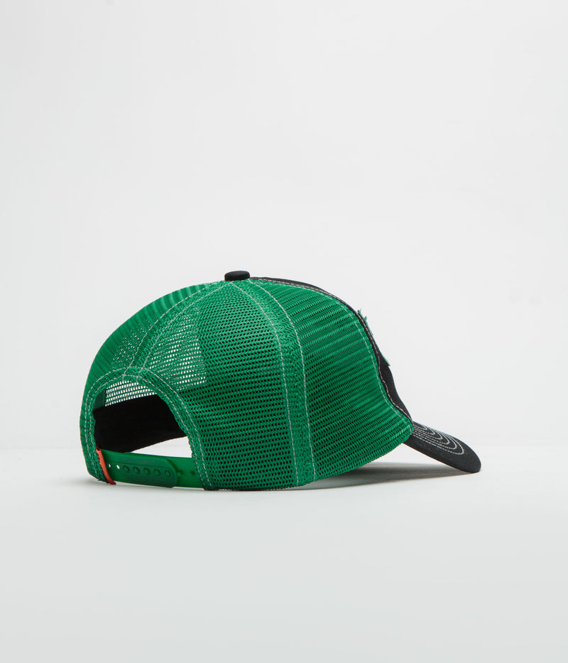 Butter Goods Edge Trucker Cap in Black