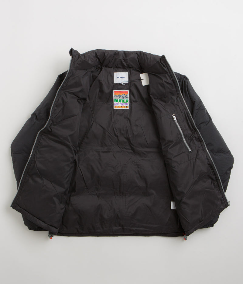Butter Goods Endure Puffer Jacket in Black
