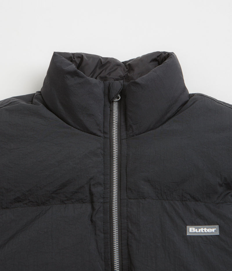 Butter Goods Endure Puffer Jacket in Black