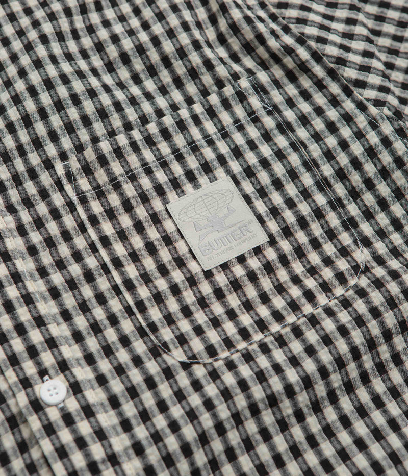 Butter Goods Equipment Short Sleeve Shirt in Black
