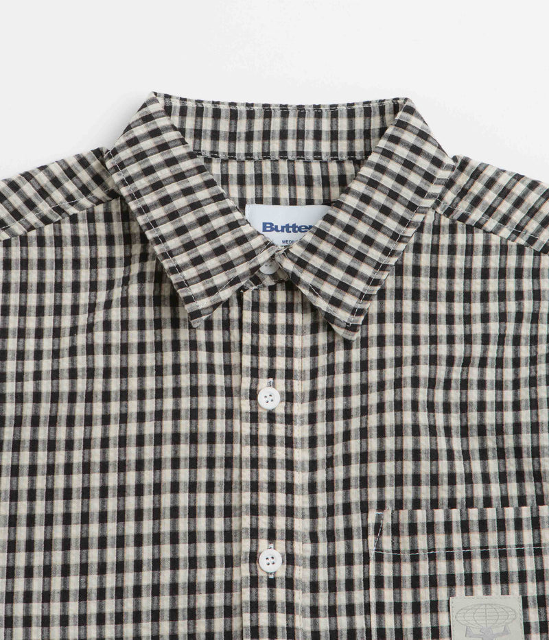Butter Goods Equipment Short Sleeve Shirt in Black